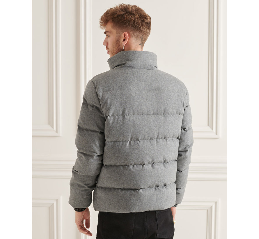 Winterjas STUDIOS ALPINE DOWN JACKET Grey Wool (M5011187A - 6CN)