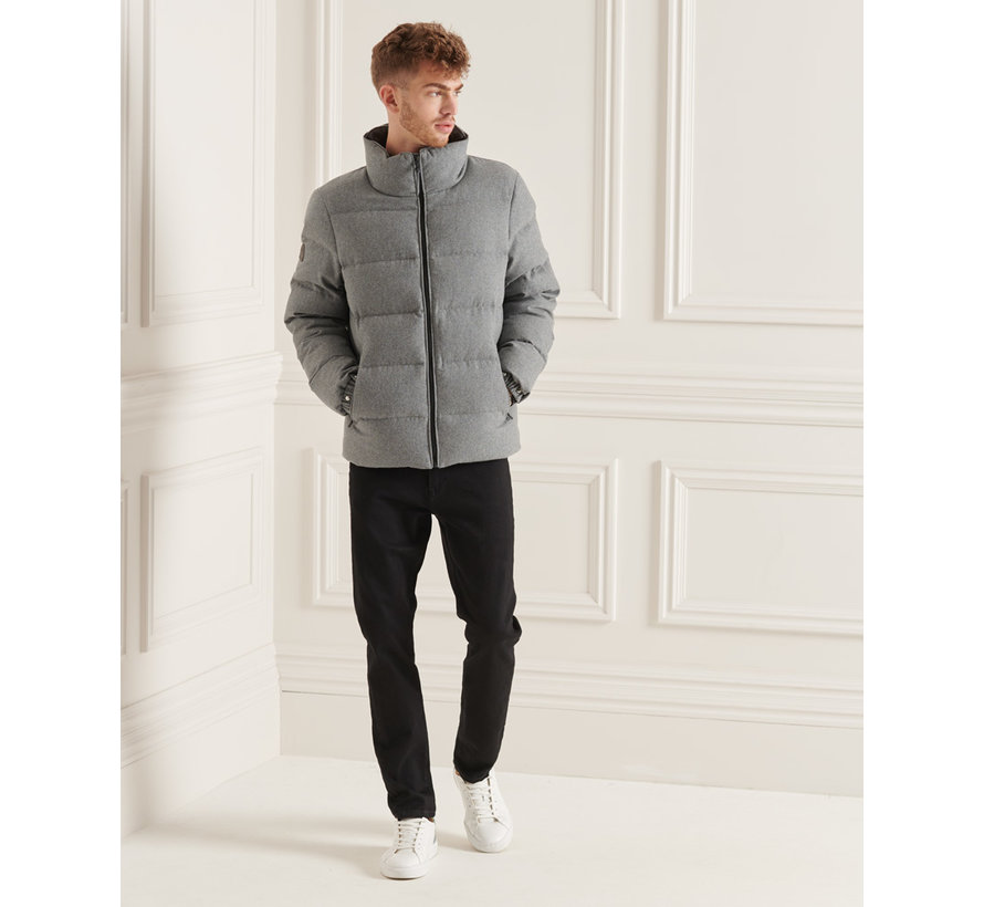 Winterjas STUDIOS ALPINE DOWN JACKET Grey Wool (M5011187A - 6CN)