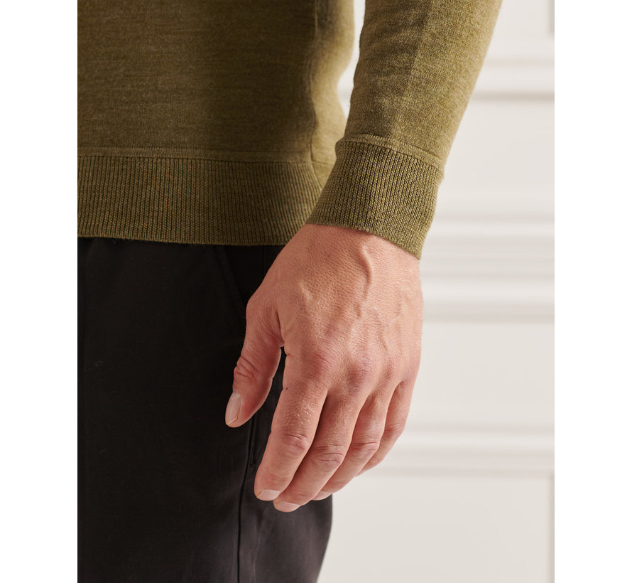 STUDIOS MERINO CREW Thyme Marl (M6110436A - 6IF)