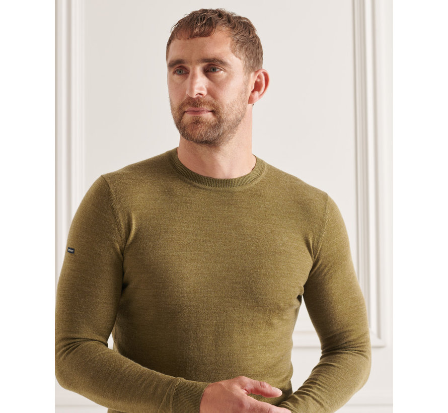 STUDIOS MERINO CREW Thyme Marl (M6110436A - 6IF)