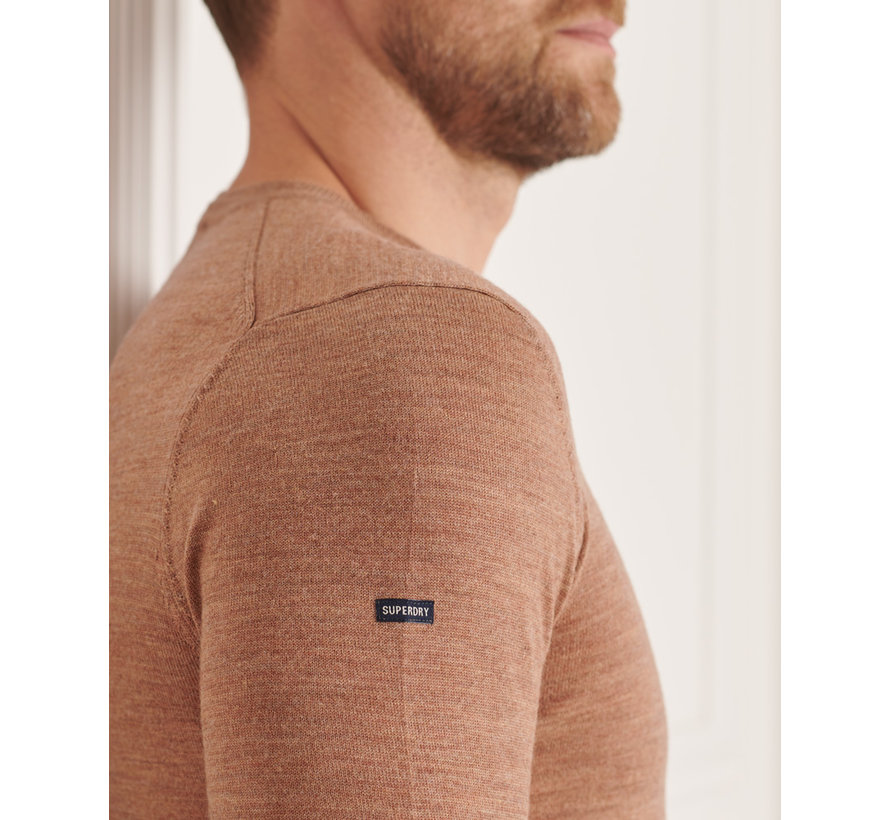 TUDIOS MERINO CREW Biscuit Marl (M6110436A - RIO)