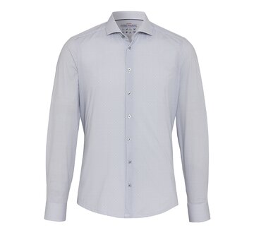 Pure Shirts Overhemd Functional Grey Printed (D51300-21750-773)