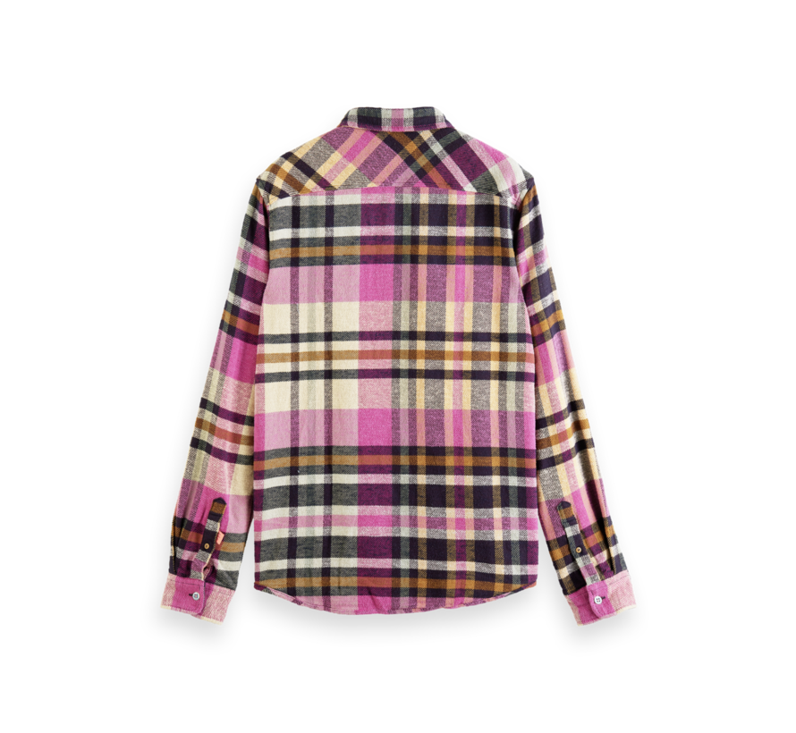Overhemd Flannel Roze Ruit (169732 - 0217)