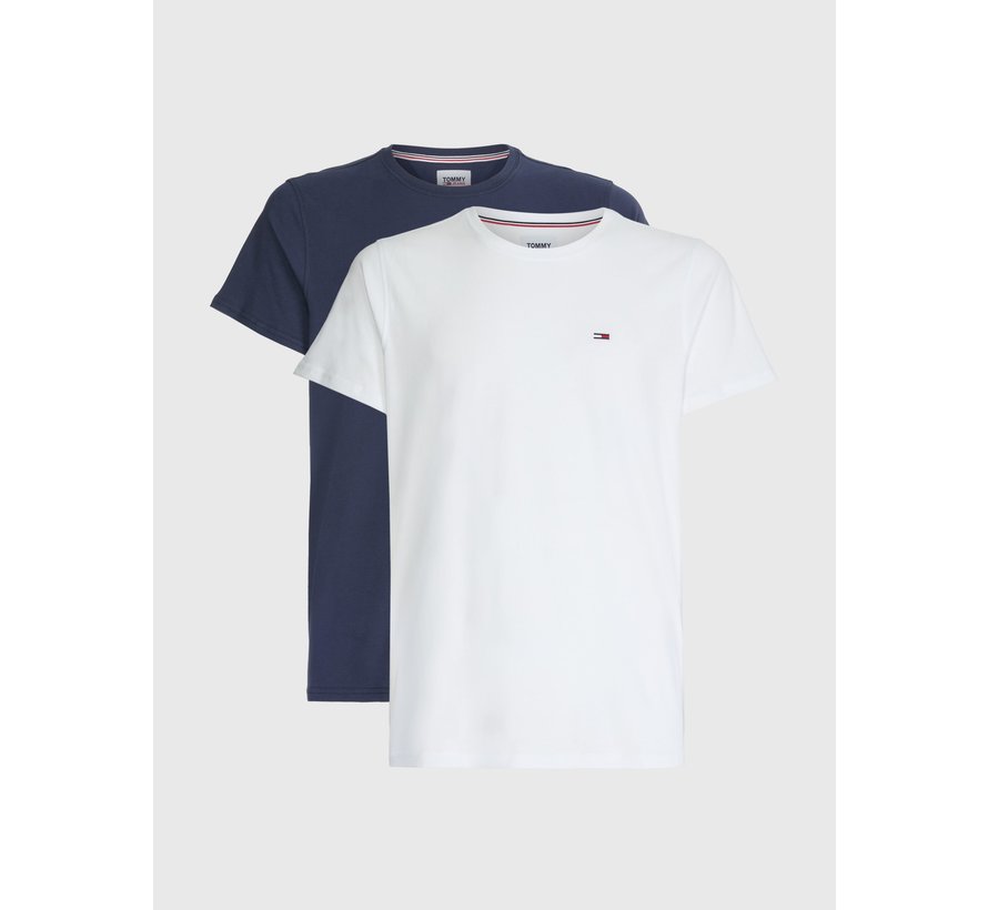 T-shirt 2Pack Slim Jersey White/Navy (DM0DM15381 - 0X0)