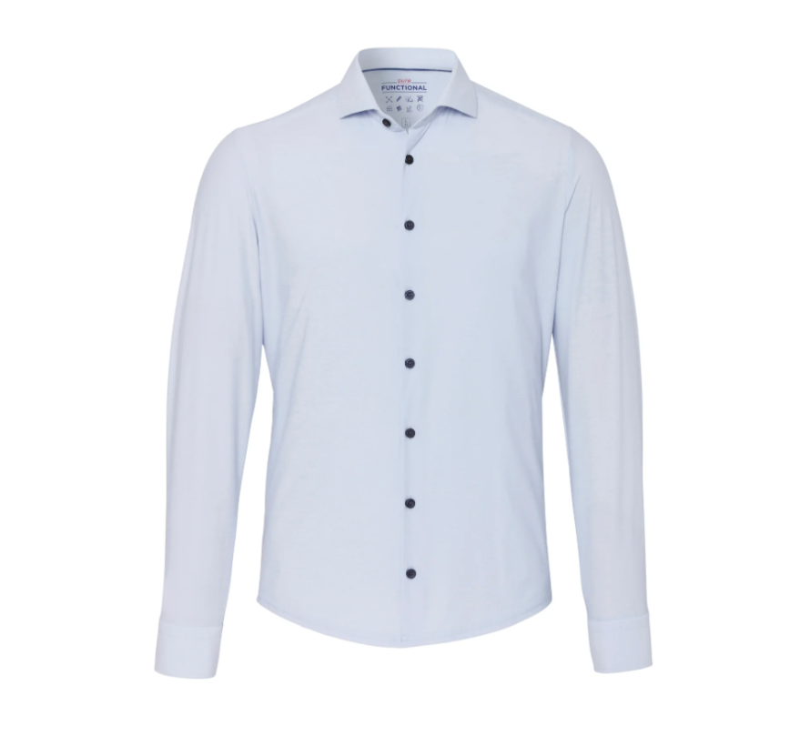 Shirts Overhemd Functional Fit Licht Blauw (3389-21750 - 100)