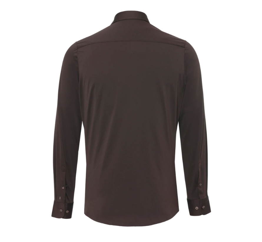 Shirts Overhemd Functional Fit Dark Brown (4030-21750 - 245)