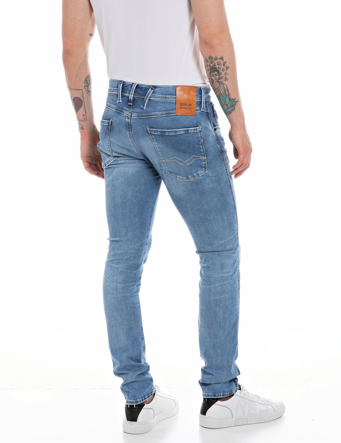 Replay Jeans ANBASS SLIM LIGHT BLUE - Replay