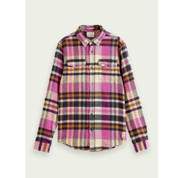 Scotch & Soda Regular-Fit checked brushed flannel shirt Combo A (169732 - 0217)