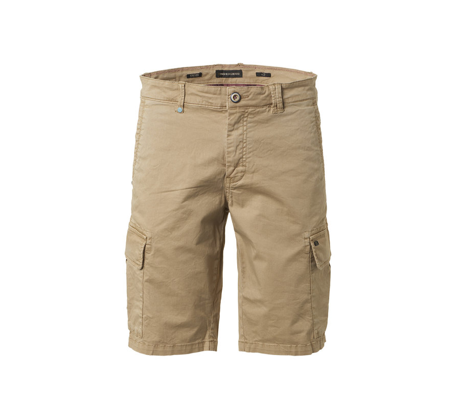 Short Cargo Garment Dyed + Stone Washed Stretch (198190369SN-015)