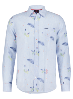 New Zealand Auckland Overhemd LIGHT BLUE (23CN541 - 1670)