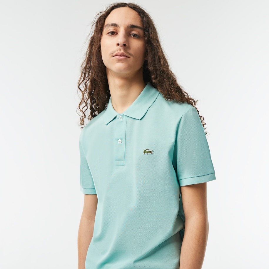 Lacoste Korte Mouw Polo Slim Fit Pastille Mint Lacoste