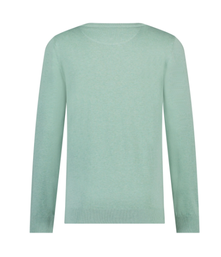 Fellows United Pullover V-neck Iconic Basics Mid Green   XL Fellows United