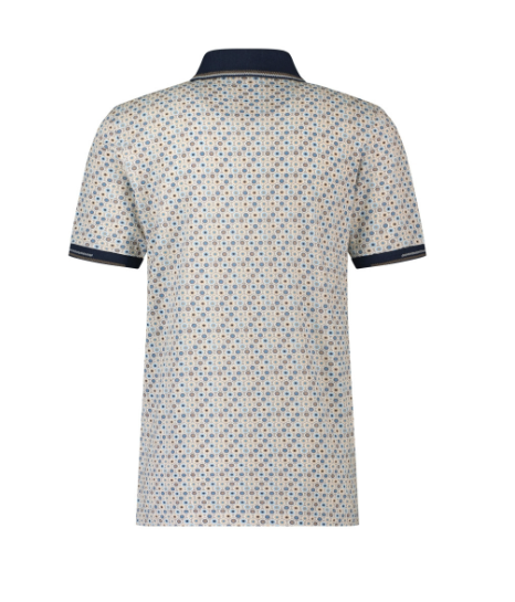 Fellows United Polo Vintage Wheels Mercerised Mid Brown   M Fellows United