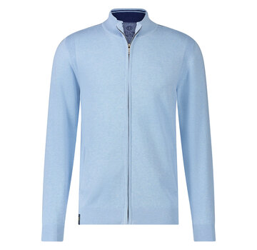 Fellows United Cardigan Iconic Basics Plain Light blue (99.1101 -119)