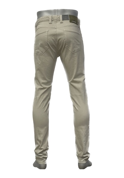 Alberto SUPERSLIM Superstretch Coloured Denim Light Grey - Alberto