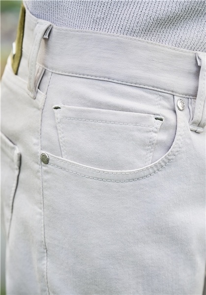 Alberto SUPERSLIM Superstretch Coloured Denim White - Alberto
