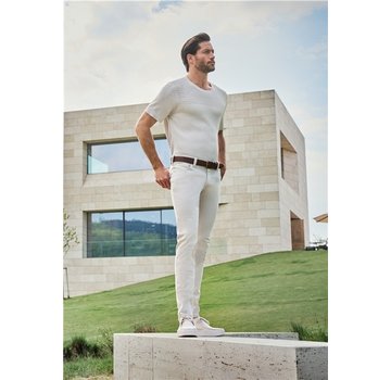Alberto SUPERSLIM Superstretch Coloured Denim white (4077 1764 - 100)