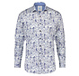 Overhemd Tattoo Print F Classics White And Blue Print (99.0012.101)N