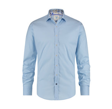 A Fish Named Fred Overhemd powerstretch Light blue (9774 - 610)