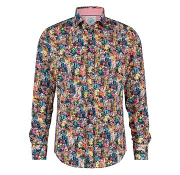 A Fish Named Fred Overhemd cinque terre F Classics multi color all colors (9782 - 73)N