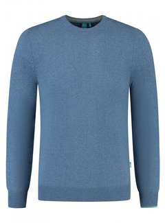 District Indigo Crewneck Pullover Mid Blue (7.31.500.550 - 014)