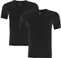 Vancouver 2-Pack V-hals T-shirts BLACK (7032-99)