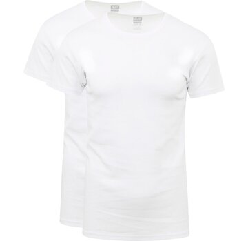 Alan Red Copenhagen 2-Pack Ronde hals T-shirts WHITE (7030-1)