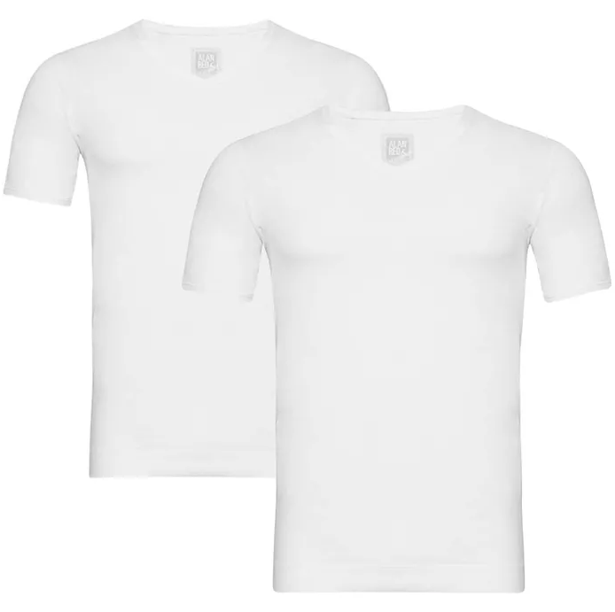 Alan Red Vancouver -Pack V-hals T-shirts WHITE   XL Alan Red