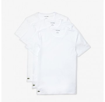 Lacoste T-shirt O-Neck 3-Pack White (TH3321-001)
