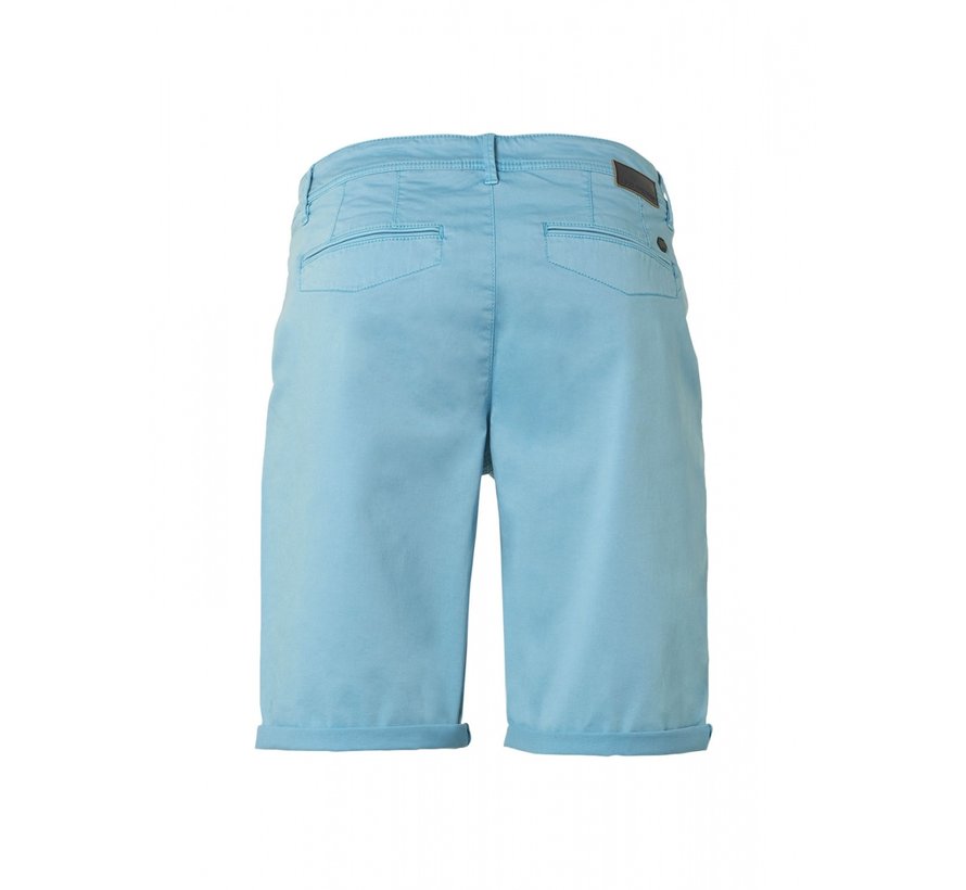 Short Chino Garment Dyed Twill Stretch Light Aqua (198190366SN-128)