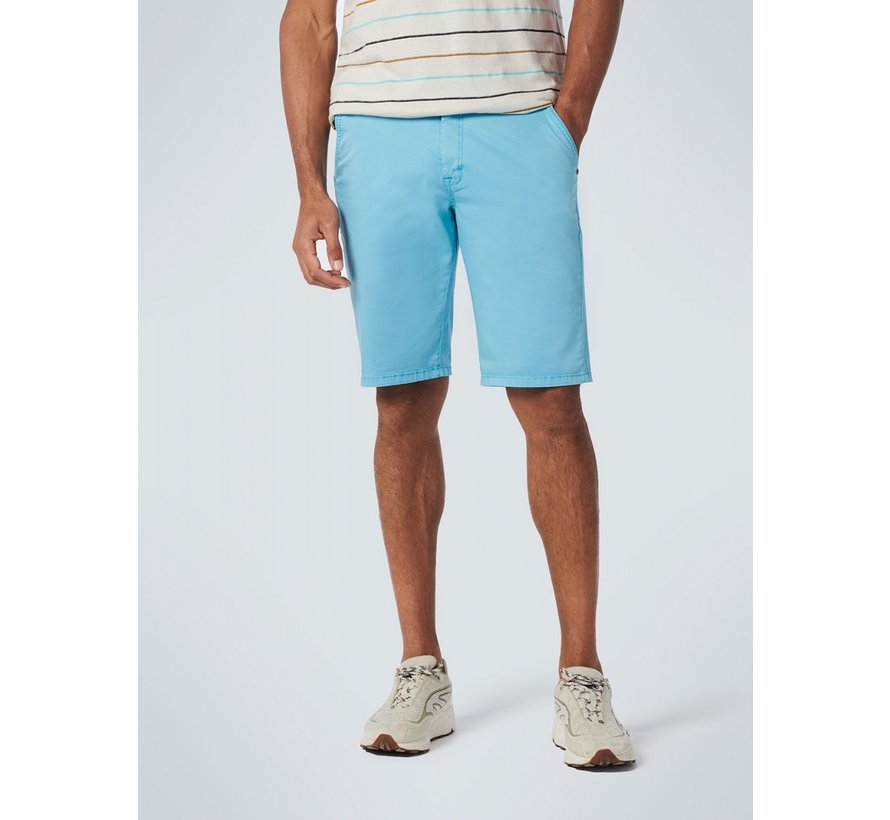 Short Chino Garment Dyed Twill Stretch Light Aqua (198190366SN-128)