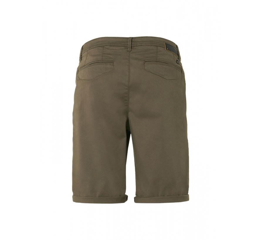 Short Chino Garment Dyed Twill Stretch Army (198190366SN-053)