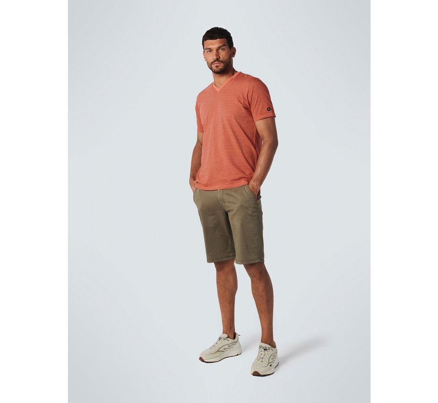 Short Chino Garment Dyed Twill Stretch Army (198190366SN-053)