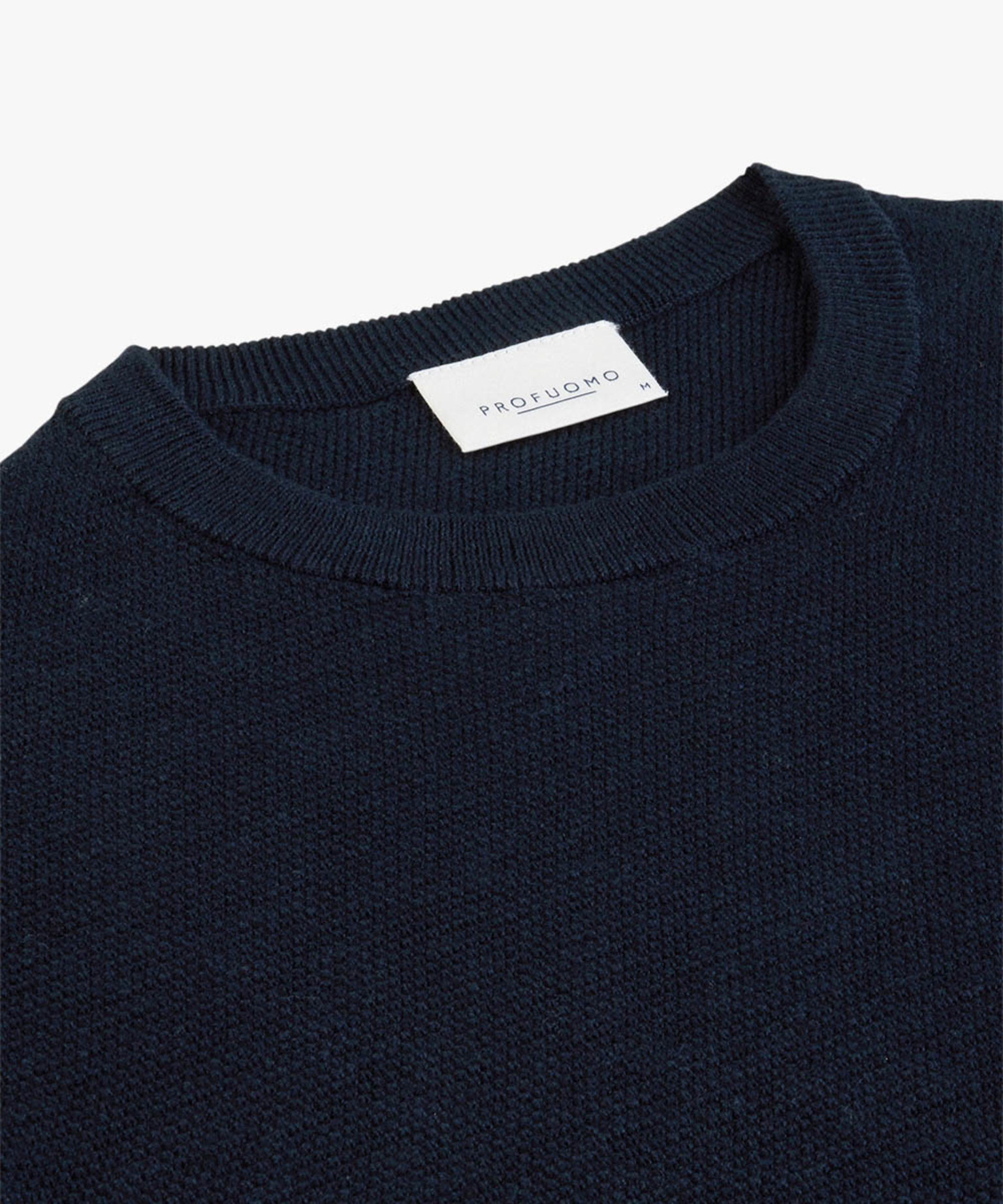 Profuomo Pullover Crew Neck Navy L Profuomo