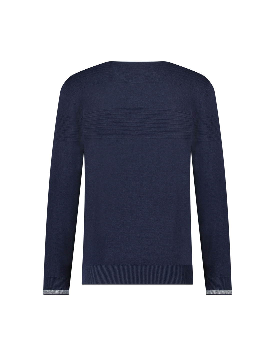 Fellows United Pullover V-neck Rib Details Navy M Fellows United
