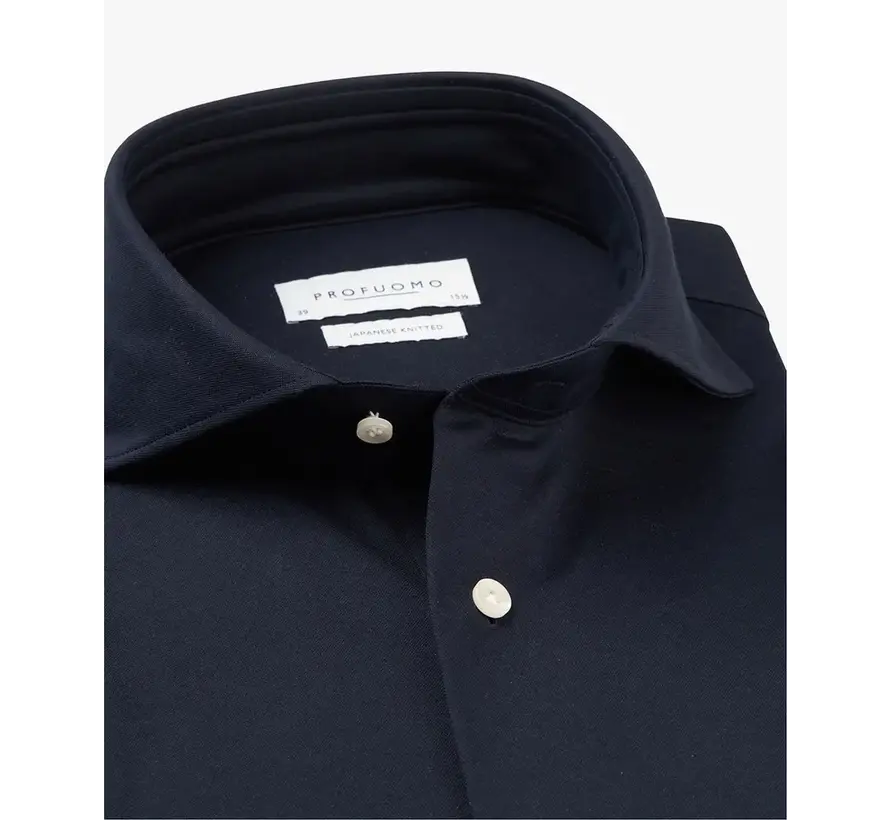 Overhemd Japanese Knitted Shirt Navy (PP2HC10010)N