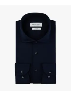 Profuomo Overhemd Single Jersey Knitted Navy (PP0H0A054)