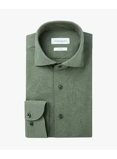 Profuomo Overhemd The Knitted Shirt Army Groen Melange (PP0H0A051)N