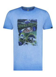 A Fish Named Fred T-shirt Cobalt Blue(26.03.412)