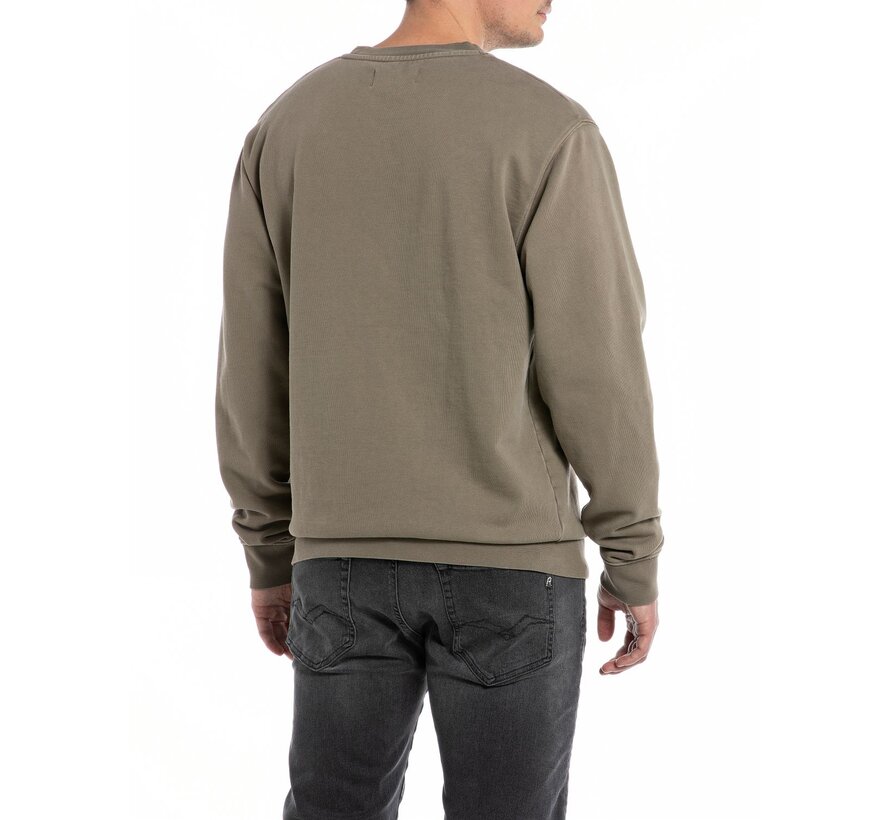 Sweater  REGULAR STONE GREEN fleece (M6714 .000.22890G - 836)