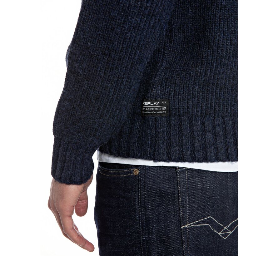 Trui  REGULAR DEEP NAVY mixed components (UK2509.000.G23274 - 715)