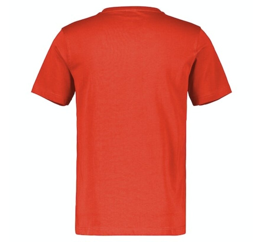 T-SHIRT O-NECK SOLID LAVA RED (2373000 - 356)