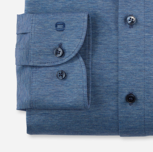 Olymp Overhemd Level Blauw Olymp