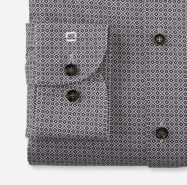 Olymp Overhemd Level Olijf Olymp