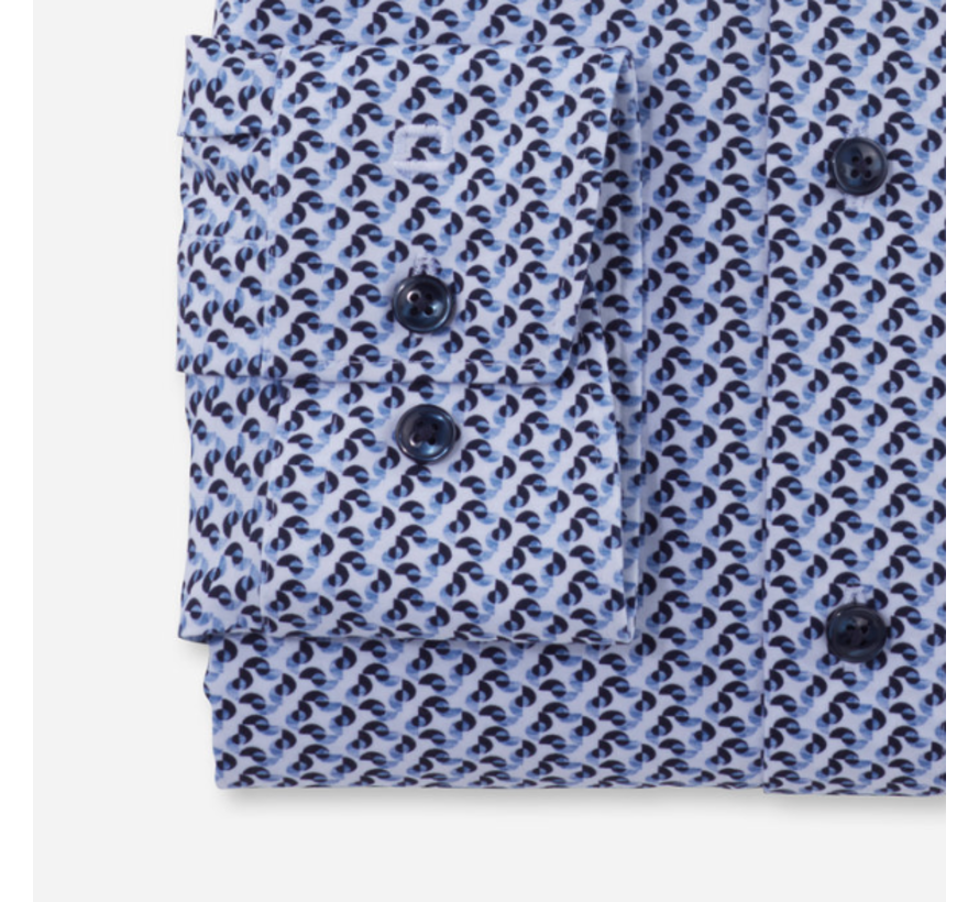 Overhemd Luxor modern fit 24/7 blauw (1228 44 11)