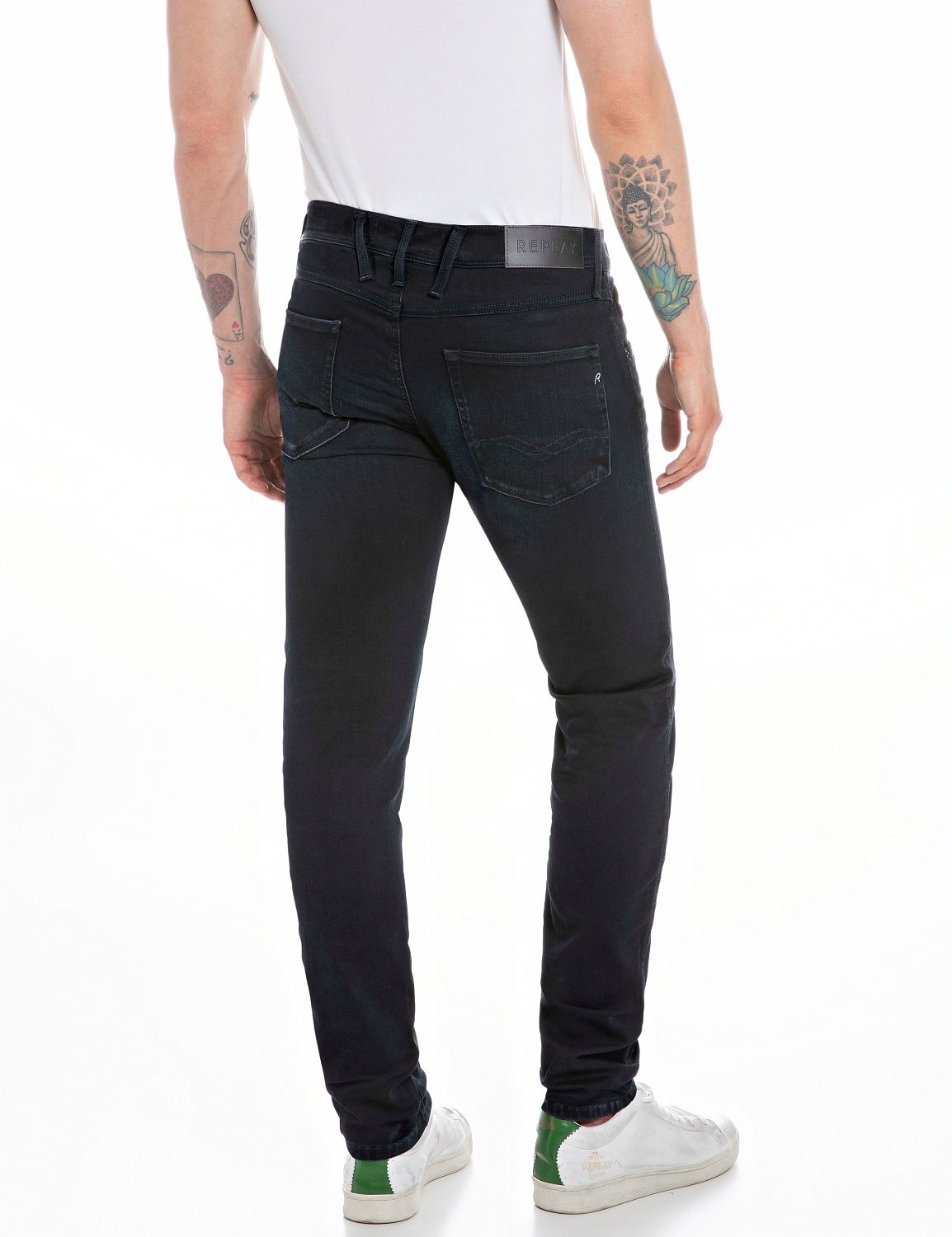 Replay Jeans ANBASS SLIM DARK BLUE Denim - Replay