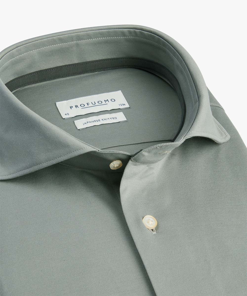 Profuomo SHIRT X-CUTAWAY SC SF GREEN    Profuomo