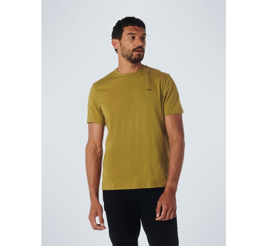 T-shirt Crewneck Solid Basic Olive (21340701 - 055)