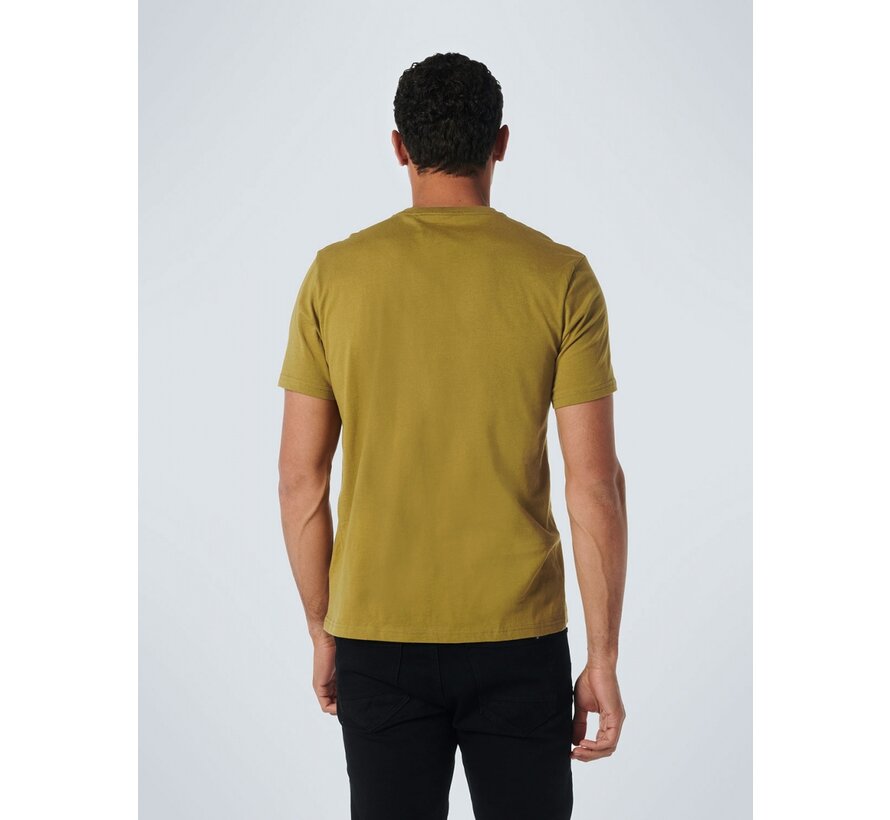 T-shirt Crewneck Solid Basic Olive (21340701 - 055)