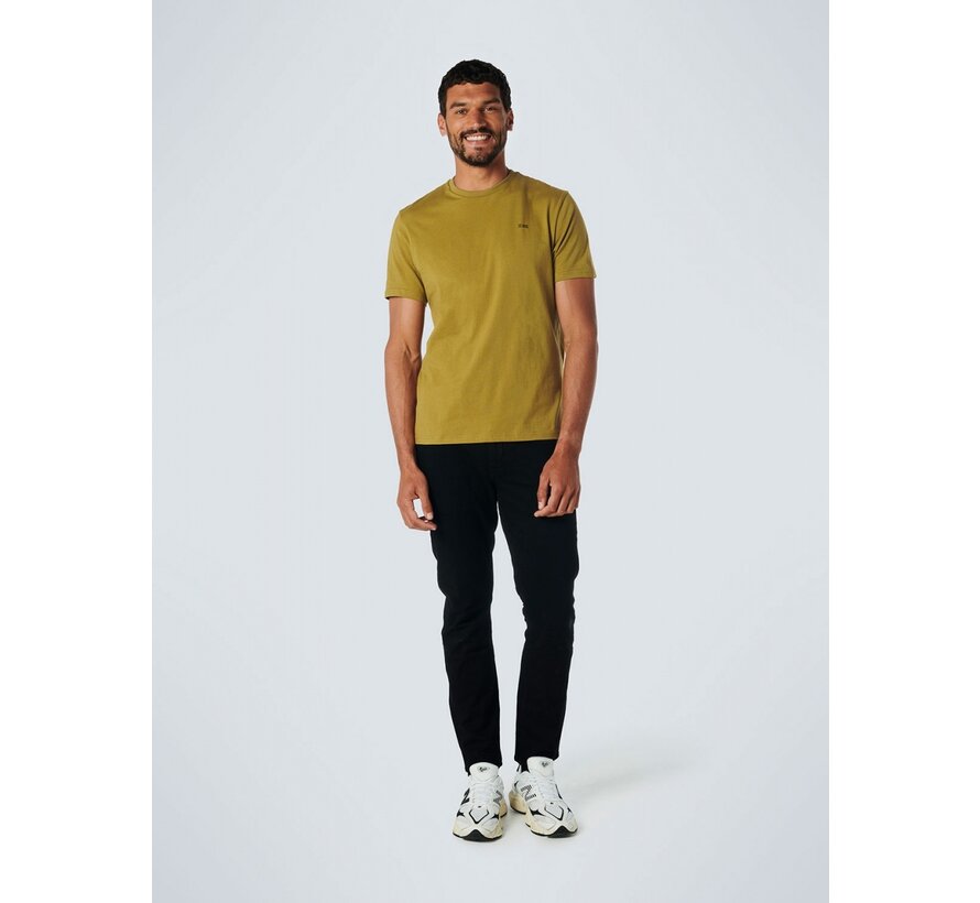 T-shirt Crewneck Solid Basic Olive (21340701 - 055)